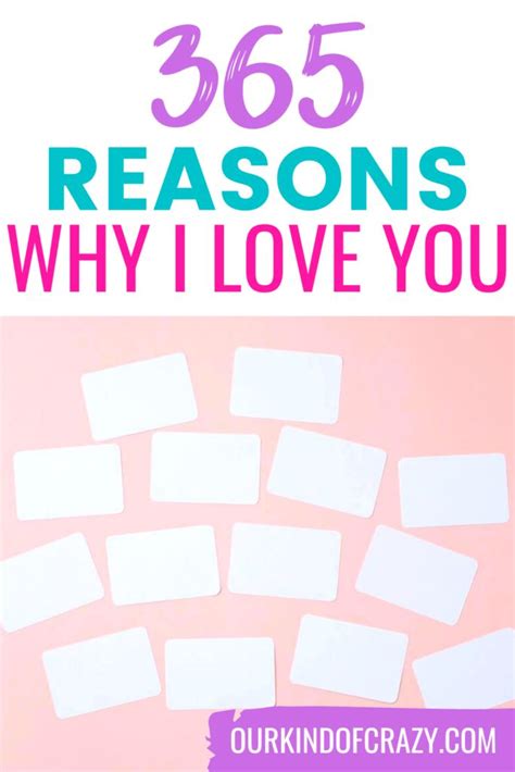 The Words 365 Reason Why I Love You Written In White Paper