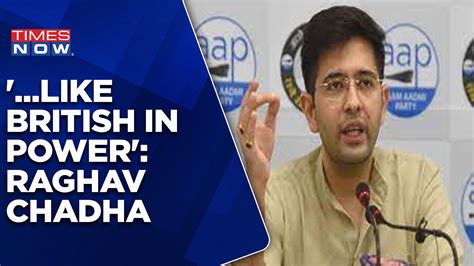 Raghav Chadha Addresses Press Conference Manish Sisodia Under CBI