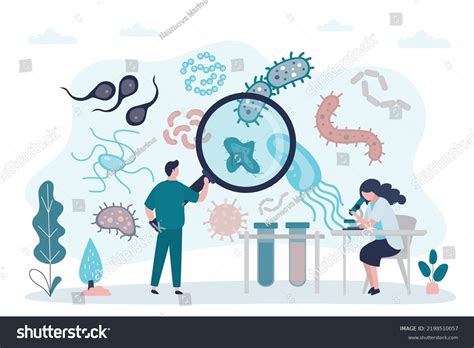 Scientists Studying Patterns Spreading Diseases Epidemiologist Stock ...