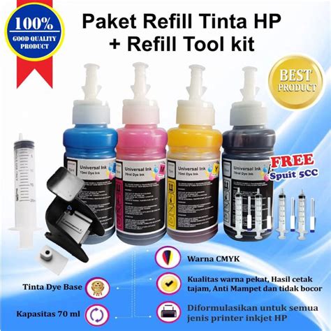 Jual Paket Refill Tinta Printer Hp