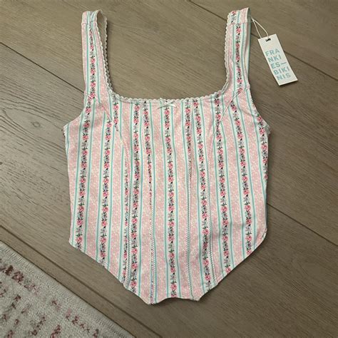 Cutest Frankies Bikini Top New With Tags So Cute Depop
