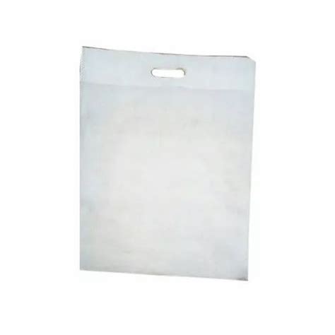 White D Cut Non Woven Plain Carry Bags At Rs 135 Kilogram In Surat Id