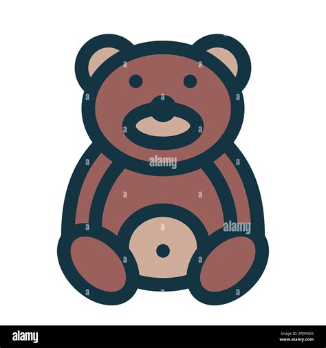 Teddy Bear Icon Bear Toy Icon Vector Illustration Stock Vector Image