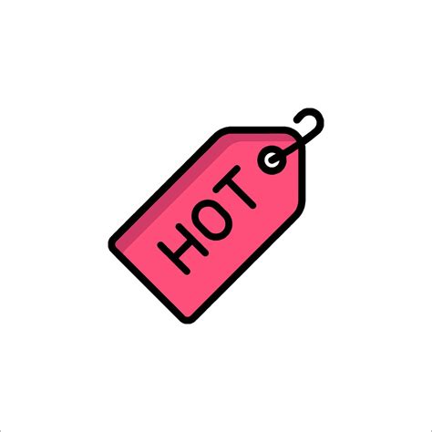 Hot Price Tag Icon Price Tag Icon Price Tag Icon 52435128 Vector Art At