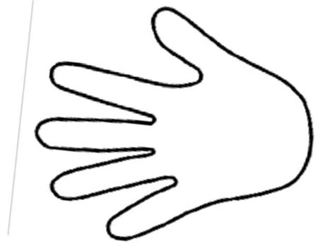 Трафареты ладошки детские для открытки 30 фото