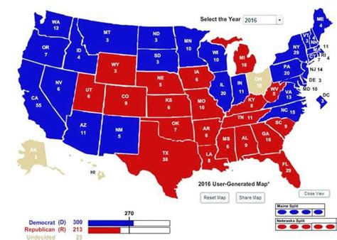 Red Blue Map Usa Printable Map Of Usa