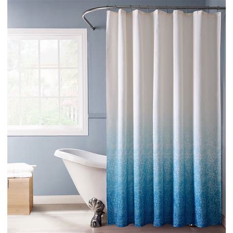 Bath Bliss Lace Printed Ombre Shower Curtain And Reviews Wayfair