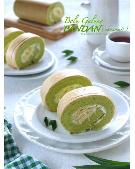 Resep Bolu Gulung Pandan Ekonomis Dari Trisulistijani Resep