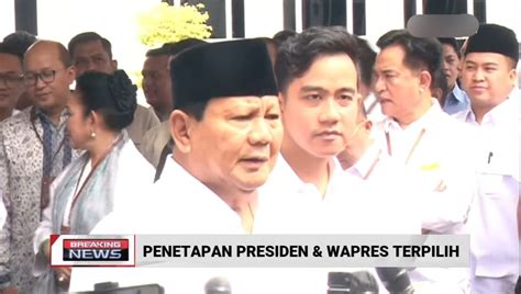 Prabowo Gibran Resmi Terpilih Sebagai Presiden Dan Wakil Presiden Indonesia Untuk Periode 2024