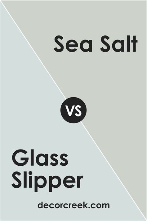 Glass Slipper Vs Sea Salt By Sherwin Williams Glass Slipper Benjamin