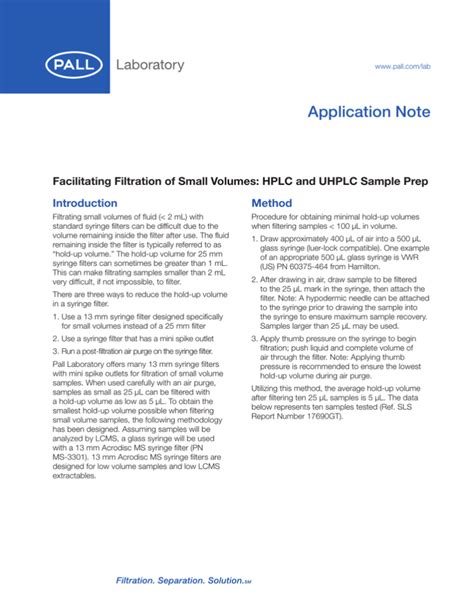 application note introduction method