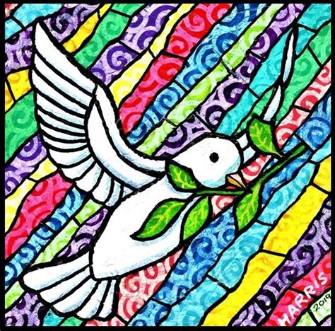 Peace Dove Painting