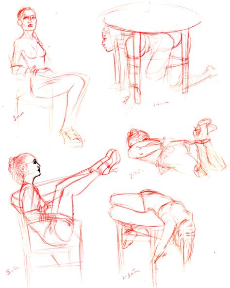 Bondage Lifedrawing By DarkKalia Hentai Foundry