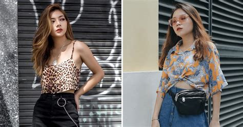 Street Style Mi N C Ng Th C Hot Nh T C C C B N Tr Thi Nhau Di N Ch Nh L Crop Top