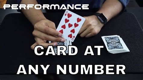 Beginner Card Trick Tutorial Card At Any Number Youtube