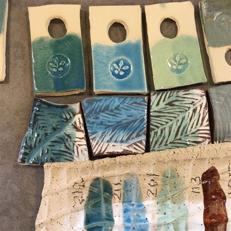ceramic glaze test tiles  william fellows blog