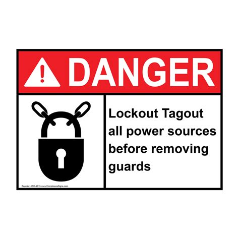 Lockout Tagout Symbols