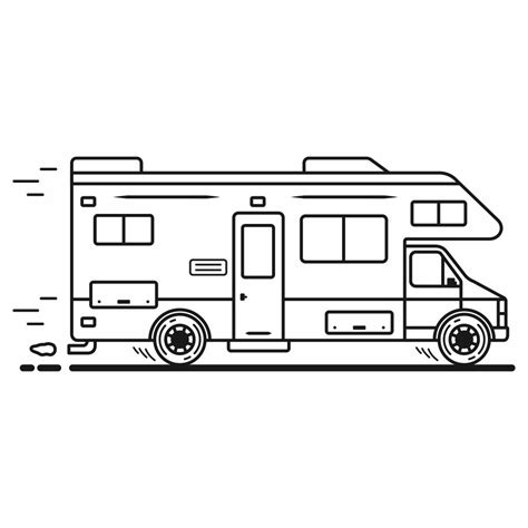 Camper Van Coloring Page – personalgraphic.com