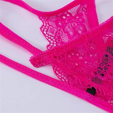 OEM Valentine S Day High Quality Luxury Lace Open Back Bikini Womens Sexy Underwear Crotchless