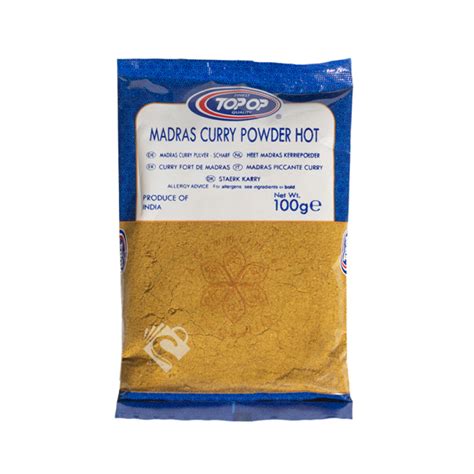 Top Op Madras Curry Powder Hot 100g