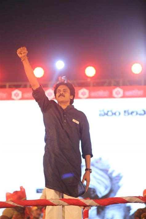 Pawan Kalyan celebrates Jana Sena party formation day in Guntur ...