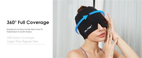 Amazon Migraine Relief Gel Ice Head Wrap Hot And Cold Therapy Headache Relief Hat