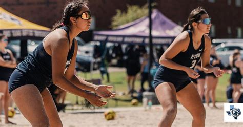 College Beach Volleyball Etbu Wins Two At Umhb Tournament Sports