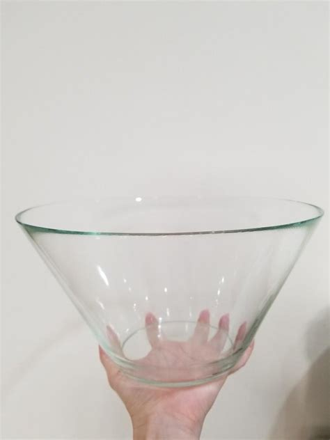 LIKE NEW Glass Kaca Mangkuk Besar Saji Dapur Masak Kitchen Mixing Bowl