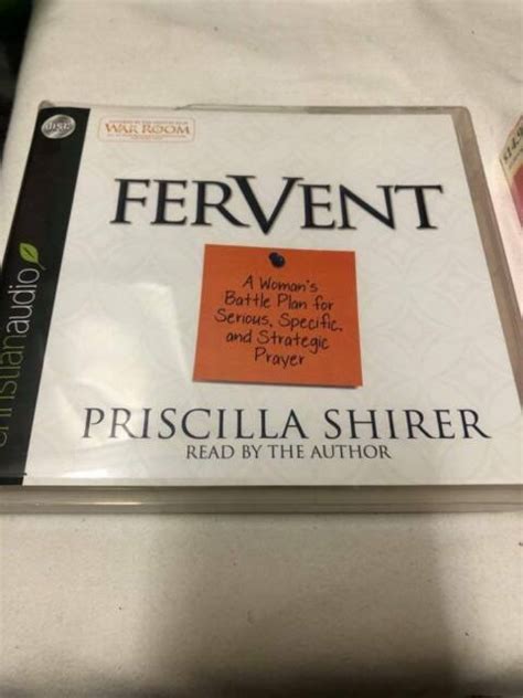 Fervent By Priscilla Shirer 2015 4 Cd Audiobook Unabridged