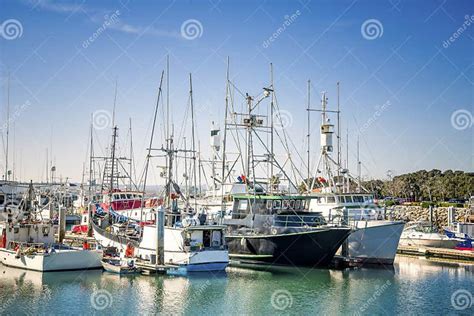 Fishing Boats San Diego California Stock Photo Image Of California