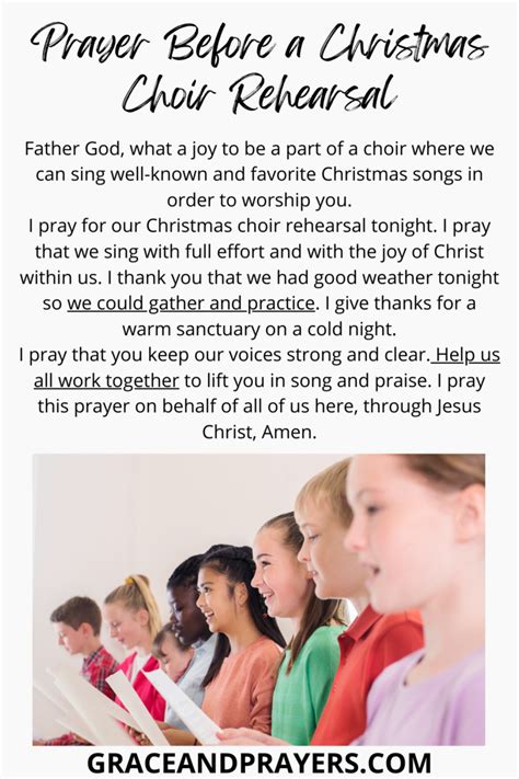 8 Hopeful Prayers For Choir Practice Or Rehearsal Grace And Prayers