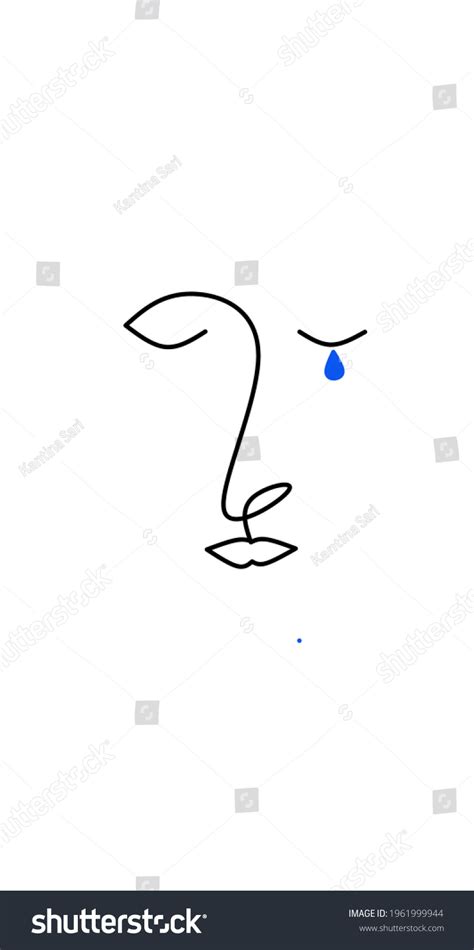 sad face  art crying stock illustration  shutterstock