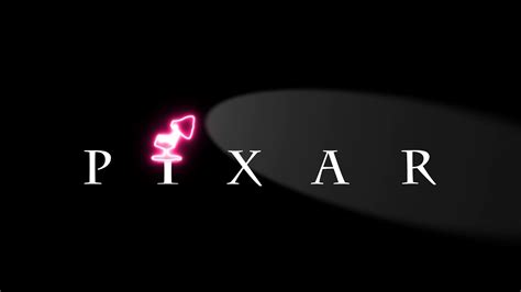 Neon Luxo Lamp Spoof Pixar Logo In The Dark With Time Reverse Effect