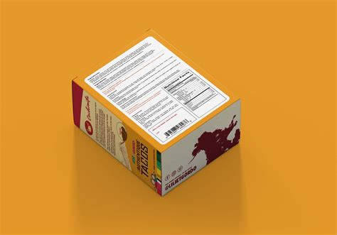 Box Packet Design Mockup