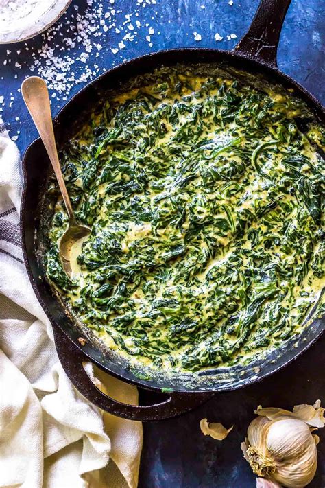 Keto Creamed Spinach Recipe Low Carb Easy Cast Iron Keto