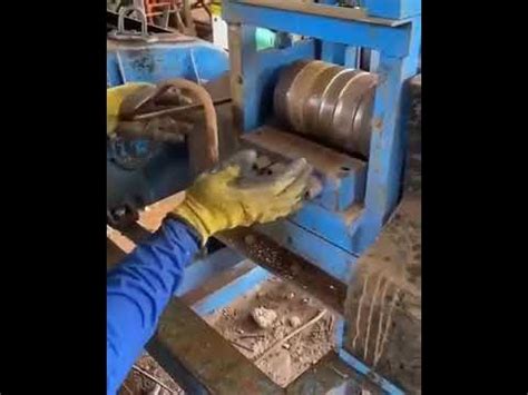 Станок для выравнивания арматуры - YouTube