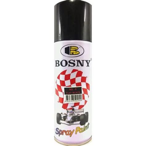 400 Ml Flat Black Color Spray Paint Bosny Brand Best Price BD Fixit Bd