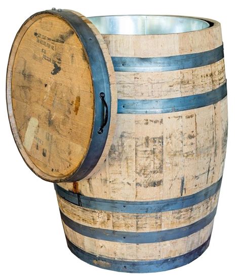 Real Wood Products In W X In H Jack Daniel S Natural Wood Barrel