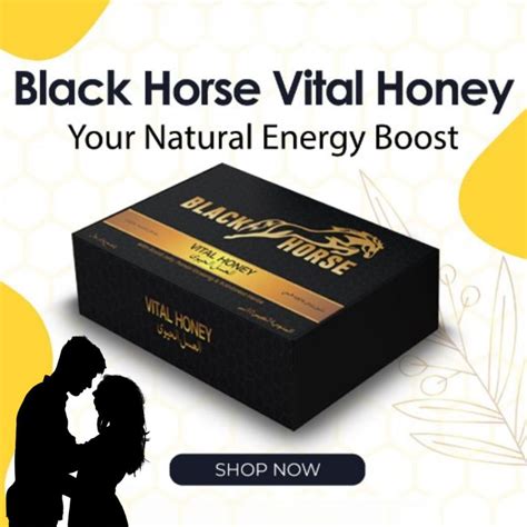 Black Horse Vital Honey For Men VIP 100% Original (10g x 24 sachets ...