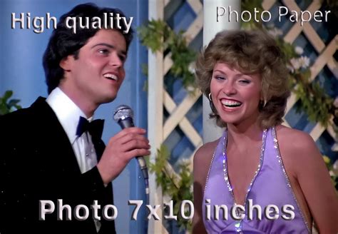 Donny Osmond Lauren Tewes LOVE BOAT PHOTO HQ 10x7 Inches 06