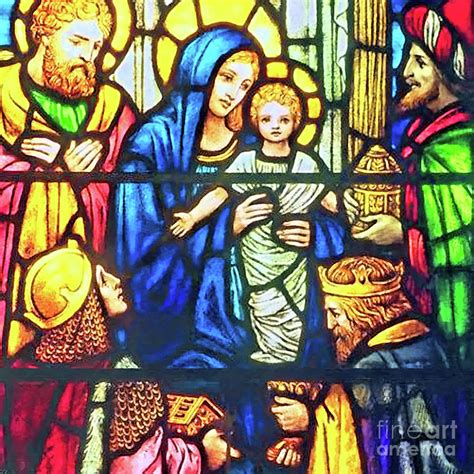 Stained Glass Wise Men Photograph By Munir Alawi Fine Art America