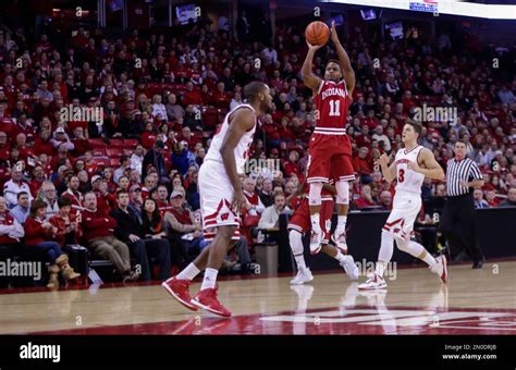 Indiana S Yogi Ferrell And Wisconsin S Vitto Brown Left And