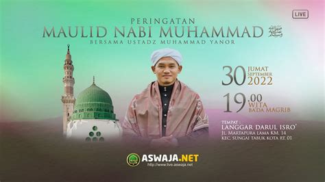 Peringatan Maulid Nabi Muhammad Saw Langgar Darul Isro Bersama