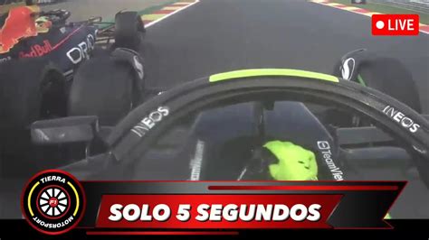 MOMENTO EXACTO QUE HAMILTON SE LE TIRA LA CARRERA A CHECO GROSERO