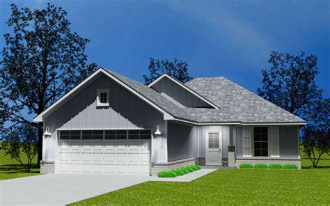 Ranch Plan: 1,279 Square Feet, 3 Bedrooms, 2 Bathrooms - 677-00021