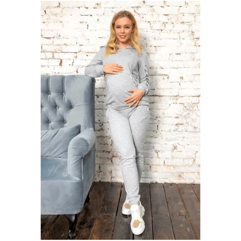 Спортивный костюм для беременных и кормящих Dianora Серый 2025(1913 ...