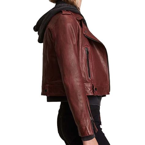 All Saints Ayra Leather Biker Jacket Jackets Mob