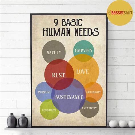 basic human  vertical poster bassetshirt
