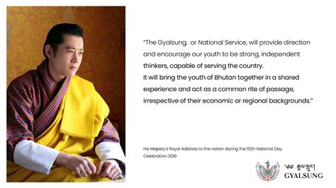 gyalsung bhutan national service home  gyalsung