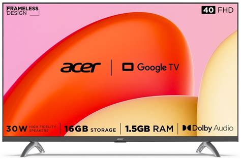 Acer Cm Inches Advanced I Series Full Hd Smart Led Google Tv